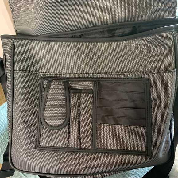 Versace Parfums Book Bag Crossbody Briefcase - Picture 7 of 16